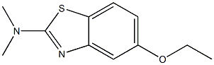 2-Benzothiazolamine,5-ethoxy-N,N-dimethyl-(9CI) Struktur