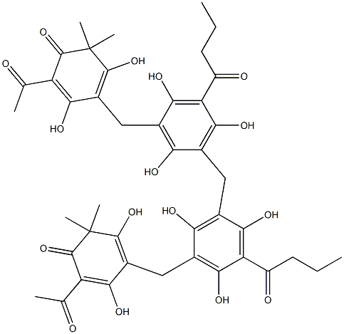Dryocrassin ABBA 化学構造式