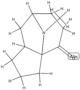 4H-Azulen-3a,7-imin-4-one,octahydro-9-methyl-,(3a-alpha-,7-alpha-,8a-bta-)-(9CI) Structure