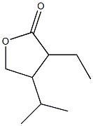 2(3H)-Furanone,3-ethyldihydro-4-(1-methylethyl)-(9CI) Structure