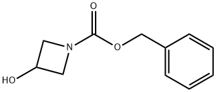 BENZYL 3-HYDROXYAZETIDINE-1-CARBOXYLATE Structure