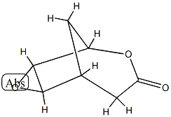 3,6-Dioxatricyclo[3.3.1.02,4]nonan-7-one,  (1-alpha-,2-bta-,4-bta-,5-alpha-)-  (9CI) Structure
