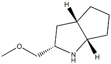 Cyclopenta[b]pyrrole, octahydro-2-(methoxymethyl)-, [2S-(2-alpha-,3a-ba-,6a-ba-)]- (9CI) Structure