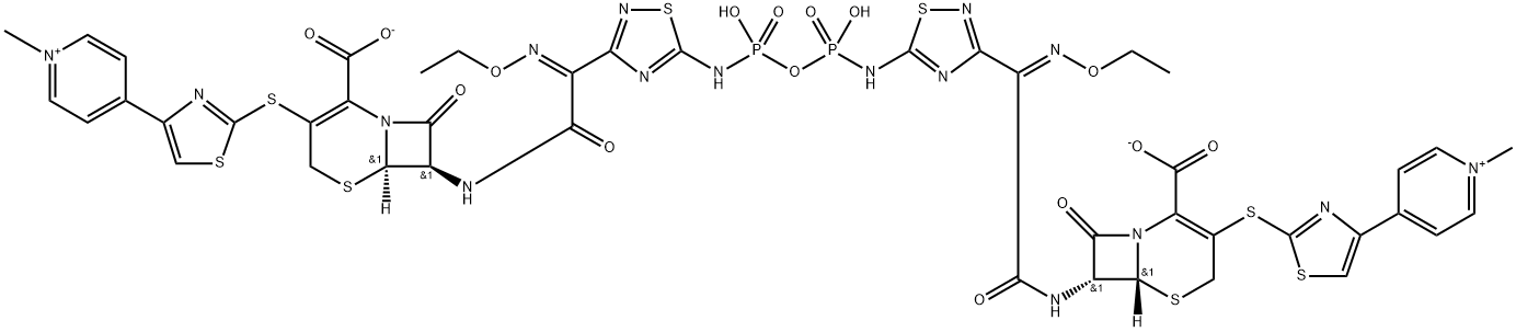 头孢洛林杂质3 结构式