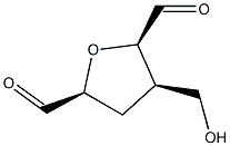 xylo-Hexodialdose, 2,5-anhydro-3,4-dideoxy-3-(hydroxymethyl)- (9CI) Struktur