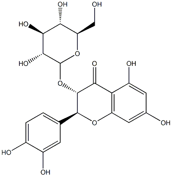 (2S,3S)-(-)-グルコジスチリン 化学構造式