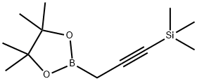 1-triMethylsilylpropynl boronic ester 化学構造式