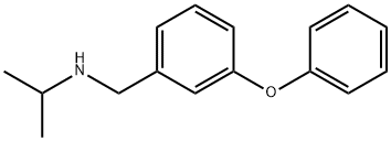 [(3-フェノキシフェニル)メチル](プロパン-2-イル)アミン 化学構造式
