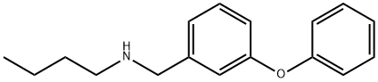 ブチル[(3-フェノキシフェニル)メチル]アミン 化学構造式
