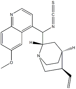 (8Α,9S)- 9-ISOTHIOCYANATO-6'-METHOXY-CINCHONAN,1295509-64-6,结构式