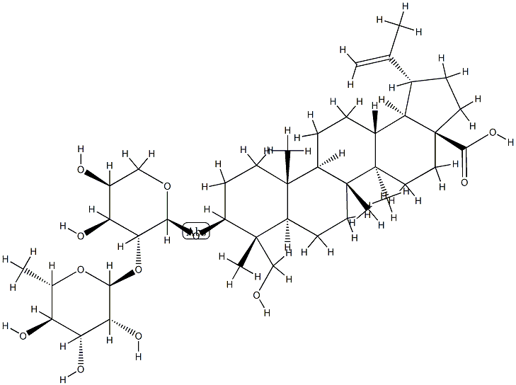 白头翁皂苷A3,129724-84-1,结构式