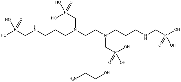 Phosphonic acid, [6,9-bis(phosphonomethyl) -2,6,9,13-tetraazatetradecane-1,14-diyl]bis-, compd. with 2-aminoethanol|