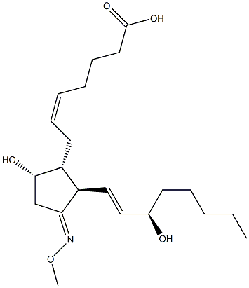 11-methoxime prostaglandin D2 Structure