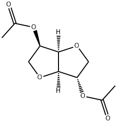 乙酸异山梨醇酯, 13042-38-1, 结构式
