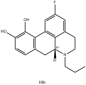 2-fluoro-N-n-propylnorapomorphine Structure