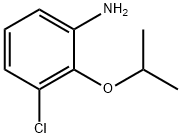 (3-クロロ-2-イソプロポキシフェニル)アミン 化学構造式