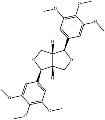 鹅掌楸树脂酚B二甲醚,13060-14-5,结构式