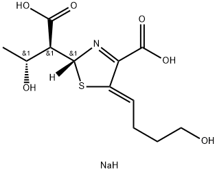 2-Thiazoleacetic acid,4-carboxy-2,5-dihydro-5-(4-hydroxybutylidene)-a-[(1R)-1-hydroxyethyl]-, disodium salt, (aS,2R,5Z)- (9CI)