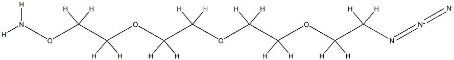 Aminoxy-PEG3-azide Structure