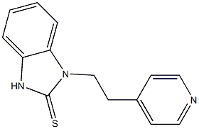 2-mercapto-1-(beta-4-pyridethyl)benzimidazole 结构式