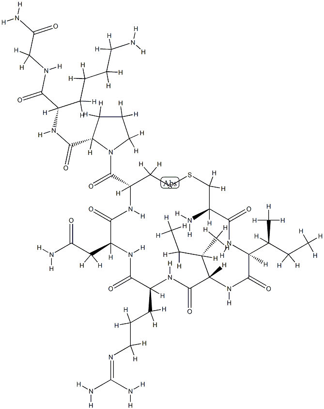 LYS8-CONOPRESSIN S Structure