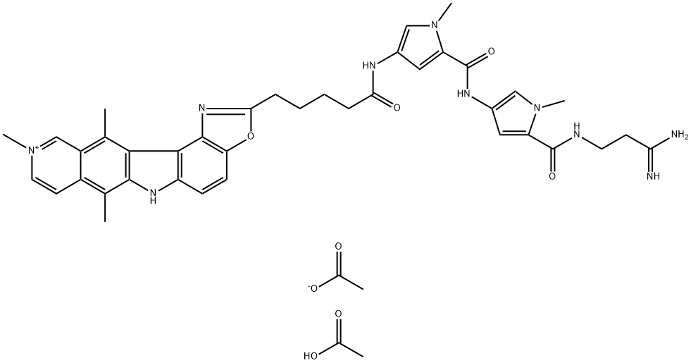 netropsin-oxazolopyridocarbazole Structure