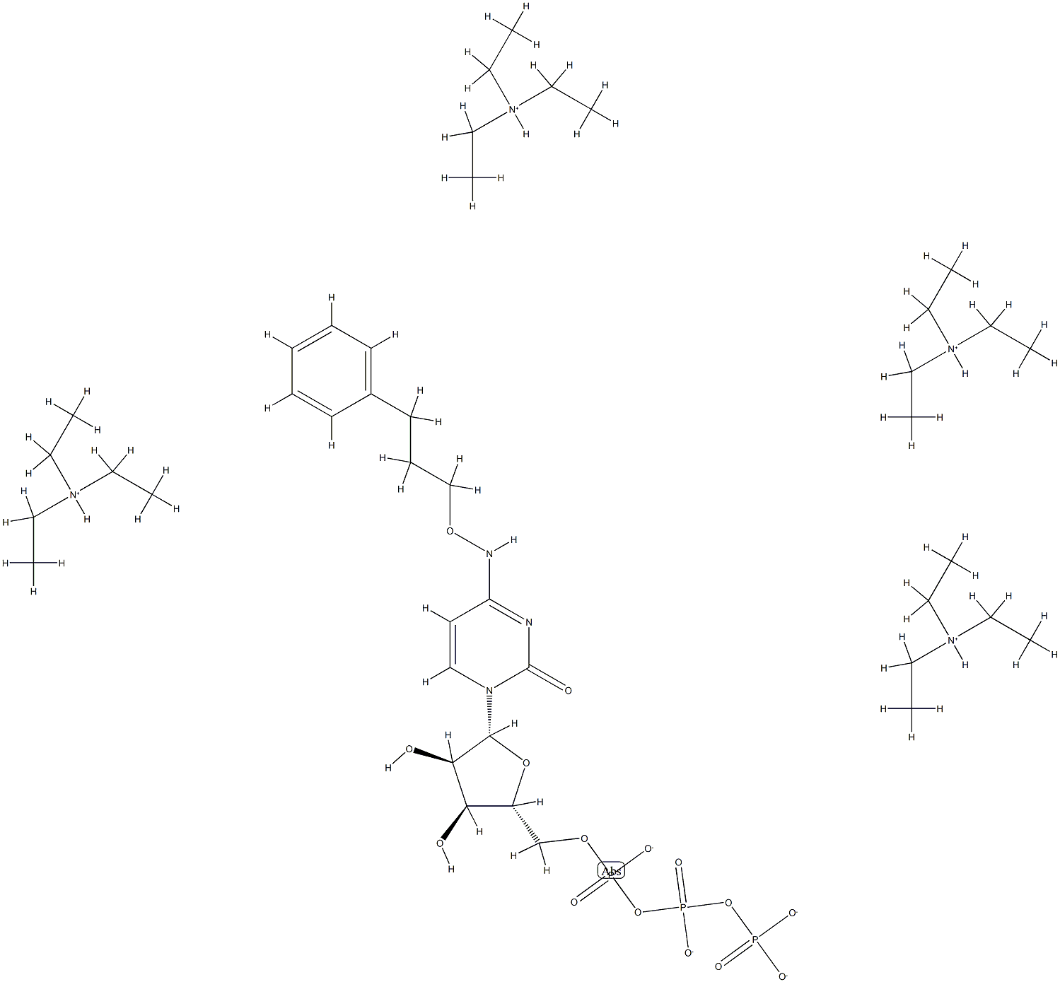 MRS 4062 triethylammonium salt Struktur