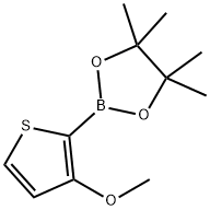 3-甲氧基噻吩-2-硼酸频那醇酯,1310384-98-5,结构式