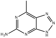1H-v-Triazolo[4,5-d]pyrimidine, 5-amino-7-methyl- (8CI) Struktur