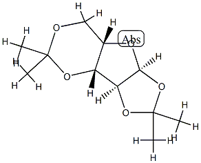 α-L-Xylofuranose,1,2:3,5-bis-O-(1-Methylethylidene)- Structure