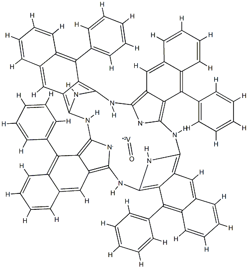 VANADYL 5 14 23 32-TETRAPHENYL-2 3- Structure