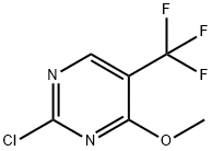 2-chloro-4-methoxy-5-(trifluoromethyl)pyrimidine Struktur