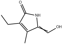 3-Pyrrolin-2-one,3-ethyl-5-(hydroxymethylene)-4-methyl-(8CI) Struktur