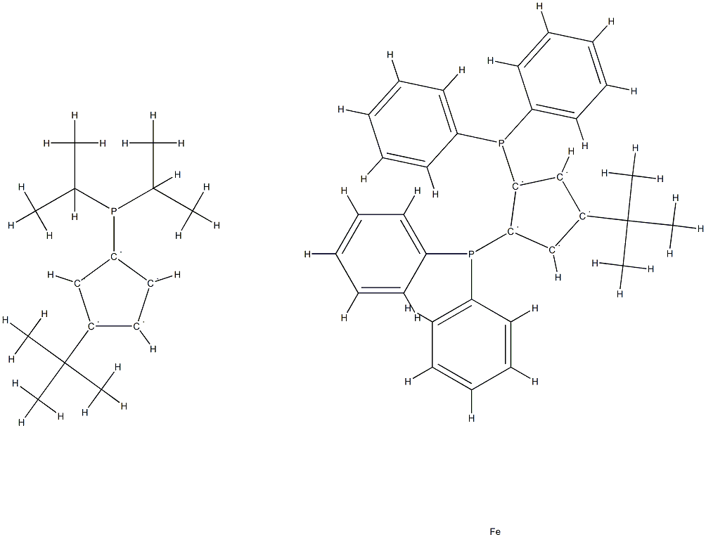 1313012-94-0 1',4-二(叔丁基)-1,2-双(二苯基膦基)-3'-(二-异丙基膦基)二茂铁