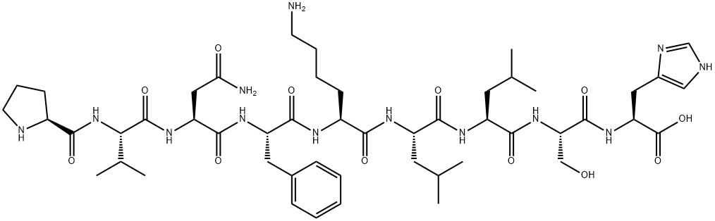 Hemopressin (human, bovine, porcine) Structure
