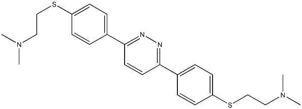 3,6-Bis(4'-((2''-(dimethylamino)ethyl)thio)phenyl)pyridazine dihydrobromide|