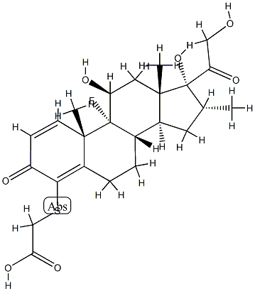4-(carboxymethylthio)dexamethasone Structure
