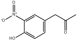 1-(4-羟基-3-硝基苯基)丙烷-2-酮 结构式