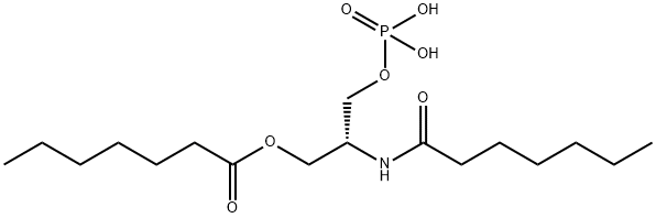 1-heptanoyl-2-heptanoylamino-2-deoxyglycero-3-phosphoglycol|