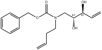 5-[3-Buten-1-yl[(phenylMethoxy)carbonyl]aMino]-1,2,5-trideoxy-D-erythro-pent-1-enitol Structure