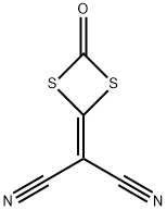 4-Oxo-1,3-dithietan-2-ylidene) malonitrile Struktur