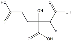 1-fluorohomocitrate Struktur