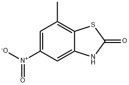 2(3H)-Benzothiazolone,7-methyl-5-nitro-(9CI) Structure