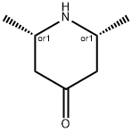 (2S,6R)-2,6-二甲基哌啶-4-酮 结构式