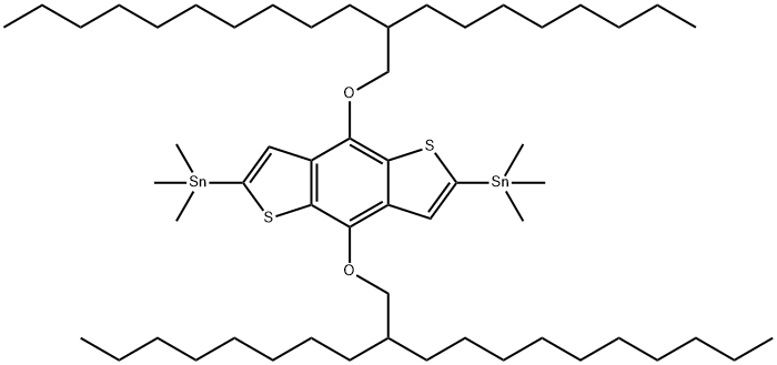 1320201-22-6 2,6-双(三甲基甲锡烷基)-4,8-双[(2-正辛基十二烷基)氧]苯并[1,2-B:4,5-B']二噻吩