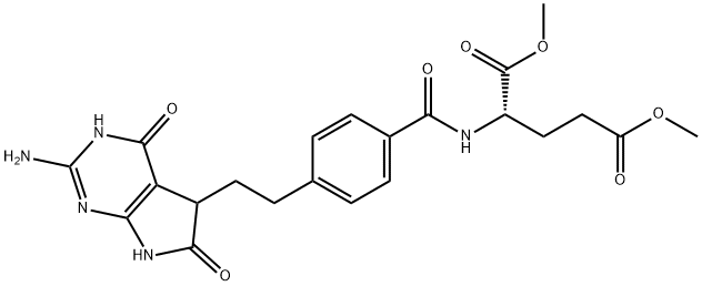 培美曲塞6-氧基二甲基酯 结构式