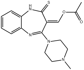 奥氮平杂质8, 1320360-87-9, 结构式