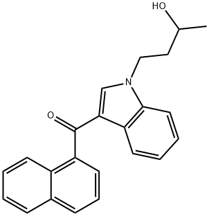 (±)-JWH 073 N-(3-hydroxybutyl) metabolite Struktur