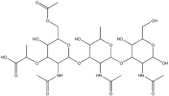 O-specific antigen, Yersinia ruckerii Structure