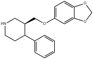 Defluoro Paroxetine Hydrochloride Structure